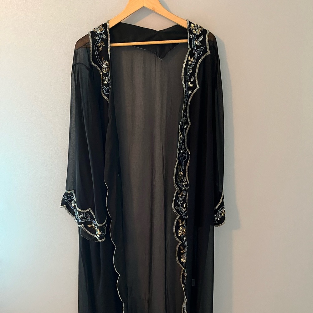 Vintage sequined kimono/duster